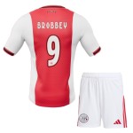 Nogometni Dresovi Ajax Amsterdam Brobbey 9 Dječji Domaći 2025-26 Kratkih Rukava